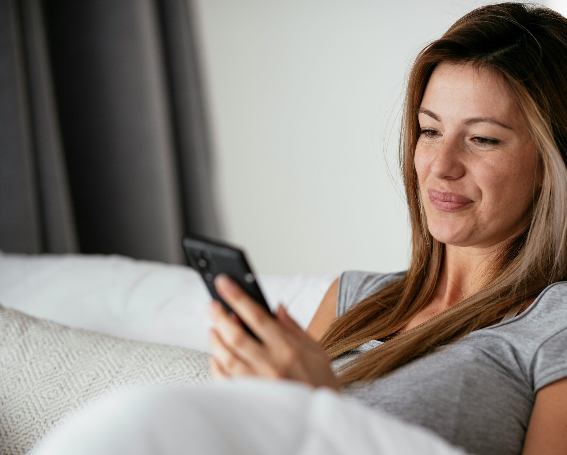 woman in perimenopause tracking her habits and noticing patterns in The Balanced Reset